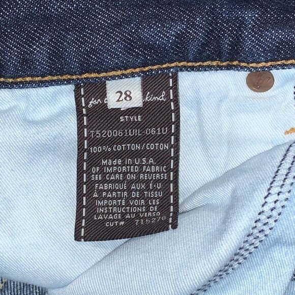 7 for all mankind man bootcut dark Wash stretch jeans size 28 - Picture 13 of 16